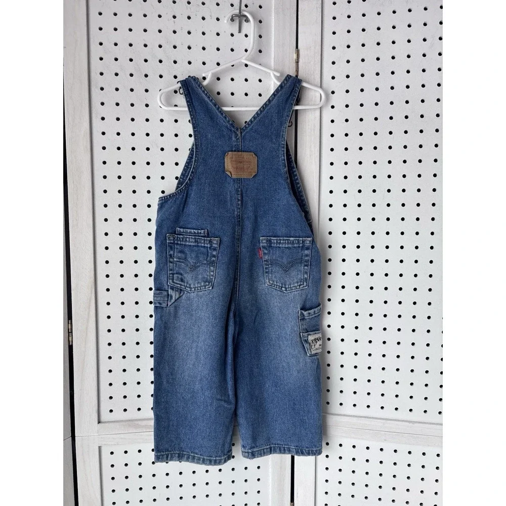 Infant Toddler‎ 24m Levi's Denim Jean Bib Overalls One Piece Girls Boys